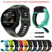 Watchband Fr Garmin Forerunner 735XT Silicone Band 735 220 230 235 620 630 Strap
