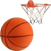 No Noise Basketball - Quiet Dribbling Training Ball,Easy Grip Soundless Training Ball for Children Girls Boys Family Friends