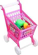 Toddmomy 1Pc Mini Supermarket Shopping Cart Simulation Trolley for Role Fun Safe Design Present for Encourages Independence and Hands Skills