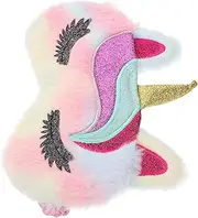 KOMBIUDA Cartoon Unicorn Sleeping Eye Mask for Women Travel Sleep Mask with Contoured Fit for Home Travel and Light Blocking Comfortable Eye Covers for Sleeping