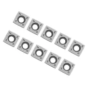 15mm Carbide Inserts 4" R Indexable for Byrd Shelix Planer Cutterhead, 10 Pack