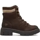 Marco Tozzi Womens Inside Zip Ankle Boots Brown