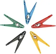 Hand Exerciser - 10cm Grip Strength Trainer with 5 Resistance Levels | 114g PP Forearm Gripper Finger Strength Pinch Clips | Hand Training Tool | Lightweight Gear for Music Climbing Typing