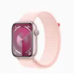 APPLE WATCH 45 MM淡粉色運動型錶環 原廠錶帶