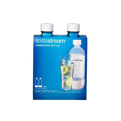 SodaStream 1042211010 Carbonating Bottle White Hand Wash Only Hermetical Sealing