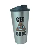Stainless Steel Travel Mug 18Oz Get Poop Done Spoontiques 20838