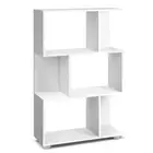 Artiss Bookshelf 3 Tiers Display Book Cube Shelves Storage Bookcase White NINA