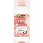 Garnier Micellar Rose Water Cleanse & Glow 400ml, Clear