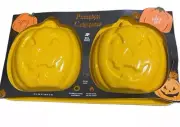 Jack O Lantern Mini Cake Pan Set Halloween Muffin Mold Orange Baking Pumpkin