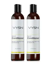 VYSN Unisex 8oz Daily Conditioner - Mango Seed Butter & Argan Oil - 2 Pack
