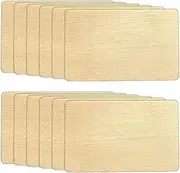 Ninja Pop Luxury Basswood NFC Digital Business Cards Blanks - Ntag213, Bulk NFC Tags for Laser Engraver - Custom Business Cards (3 Pieces)