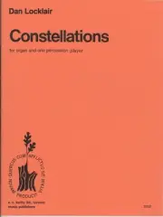 Constellations for Organ Full Score Classical Sheet Music Dan Locklair Book