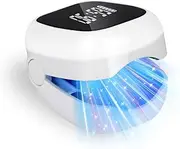 pinfriy 2 x 940 nm Infrared Light 4 x 500 nm Blue Light Nail Fungus Treatment Device, 400 mAh Nail Fungus Laser Treatment Device for Toes, Nail Fungus Laser Device, Open Lid Start, No Waiting