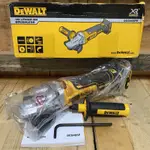 全新美國DEWALT DCG405FN 20V無刷扁頭側開關砂輪機(鴨嘴獸砂輪機)/DCG405可參考DCG405F