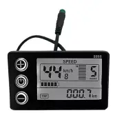 LCD-S866 Electric Bike LCD Display Meter 24V 36V 48V E-Bike Control Panel5147