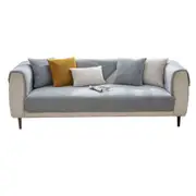 Sofa Cover Plush Sofa Cover Couch Cover Anti-slip Sofa Slipcover Furniture Protective Cover-Grey