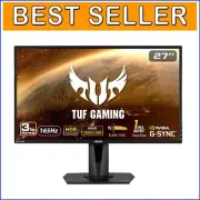 TUF Gaming 27" QHD Monitor - 165Hz, 1ms, G-SYNC for Ultimate Gaming Precision