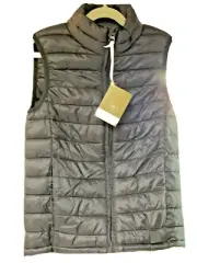 New Gap Kids PrimaLoft Zip Puffer Vest, Dark Blue, Size S Boy or Girl $69.99