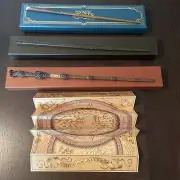 Universal Studios Harry Potter Dumbledore Interactive Wand + Sirius Black & Newt