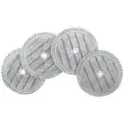 LG Genuine Power Drive Mop Rotating Pads 4 pcs for CordZero A9 Vacuum Cleaner[B]