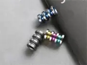 EDC Titanium Knife Lanyard Bead Necklace Paracord Pendant Bracelet Making Bead