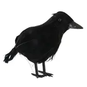 Halloween Crow Fake Bird Toy Raven Prop Fancy Dress Decoration Props