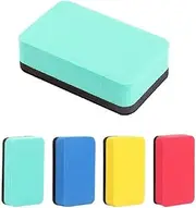 Dry Erase Eraser, Magnetic Whiteboard Eraser 4 Pack White Board Erasers, Dry Eraser for Whiteboard, Chalkboard, and Glass, Perfect for Classroom, Home, Office (Multiple Colors, 4.5 * 7.2 * 2CM)