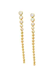 Missoma Articulated 18kt Gold-plated Vermeil Drop Earrings ONE SIZE