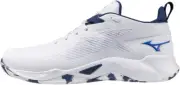MIZUNO Basketball Shoes WAVE TRANSISTOR White Blue W1GA2400 US7.5(25.5cm)