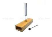 C256 HZ Tuning Fork Resonance Box Chakra Chiropractic with Mallet Stick Acoustic