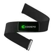 NNEOBA Rechargeable Heart Rate Monitor Chest Strap Bluetooth Black