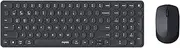 Rapoo I Wireless Keyboard and Mouse (9310M, Ultraslim, Bluetooth 2.4GHz, Batteries) Dark Grey