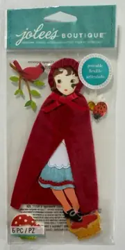 Jolee's Boutique Poseable Red Riding Hood-5.5 x 2.75 inches