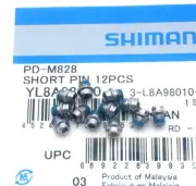 Shimano Deore XT PD-M8140 / PD-M8040 SAINT PD-M828 Pedal Short PIN Set, 12 PCS.