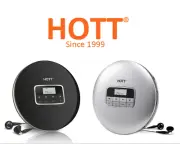 Portable HOTT CD Walkman Player Personal Compact Disc Headphones LCD USB In Car