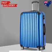 Wanderlite 28" Hard Shell Luggage TSA Lock Spinner Travel Suitcase Blue AU