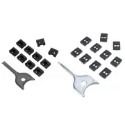 Pack of 10 USB Port Blockers With Key USB Lock for PC Laptop Data Protections