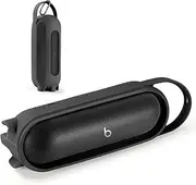 Silicone Carrying Case Cover for Beats Pill 2024 Portable Bluetooth Speaker, Protective Sleeve Travel Case Speakers Accessories (Black)