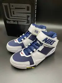 在飛比找Yahoo!奇摩拍賣優惠-Nike Lebron II Retro USA 白藍 DR