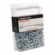 APEX TOOL GROUP 5971230TG Tru-Guard 3/16"x10' Zinc Plated Grade 30 Proof Coil Ch