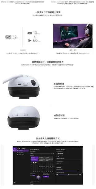 SONY INZONE H9 WH-G900N 雙噪音感測技術 抗噪360度立體音效電競耳機 (10折)