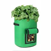 Green Potato Grow Planter Container Bag Pouch Root Plant Growing Pot