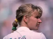 Steffi Graf of Germany in action during the Wimbledon Lawn Tennis - Old Photo 7