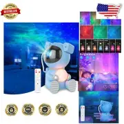 360° Adjustable Astronaut Star Projector - LED Night Light for Kids & Adults