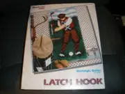 NEW Sealed WonderArt by Caron Latch Hook Kit 16"x32" NOSTALGIC GOLFER