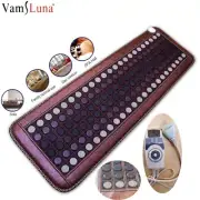 Far Infrared Heating Jade Mat Hot Stones Jade Tourmaline Pad Therapy Heat Pad