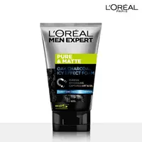 在飛比找屈臣氏網路商店優惠-L`OREAL PARIS 巴黎萊雅 巴黎萊雅男仕炭黑酷涼洗