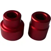 MiniRacer Honda CRF110F Factory Series Red Billet Wheel Spacer Kit