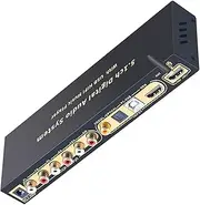 HDMI 5.1 Audio Converter, Decoder DAC DTS AC3 FLAC APE 4K*2K HDMI to HDMI Extractor, Digital Converter Splitter SPDIF ARC