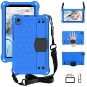 Hive SamSung Tab A7 Lite 8.7/Tab A8 Tablet Case Durable Stand Cover With Shoulder Strap-BlueBlack